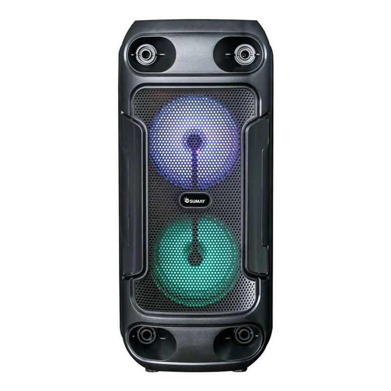 Caixa de Som Bluetooth Slim Black 80W SM-CSP1317 - Sumay - Caixa